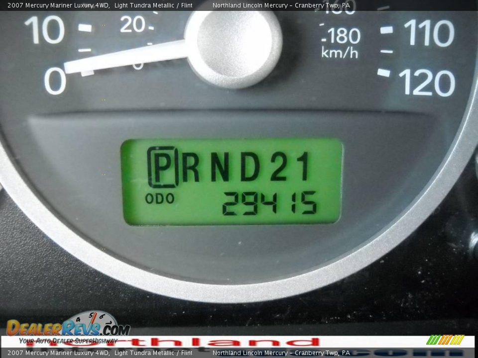 2007 Mercury Mariner Luxury 4WD Light Tundra Metallic / Flint Photo #20