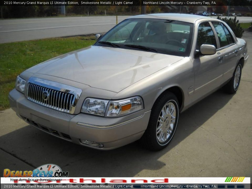 2010 Mercury Grand Marquis LS Ultimate Edition Smokestone Metallic / Light Camel Photo #15