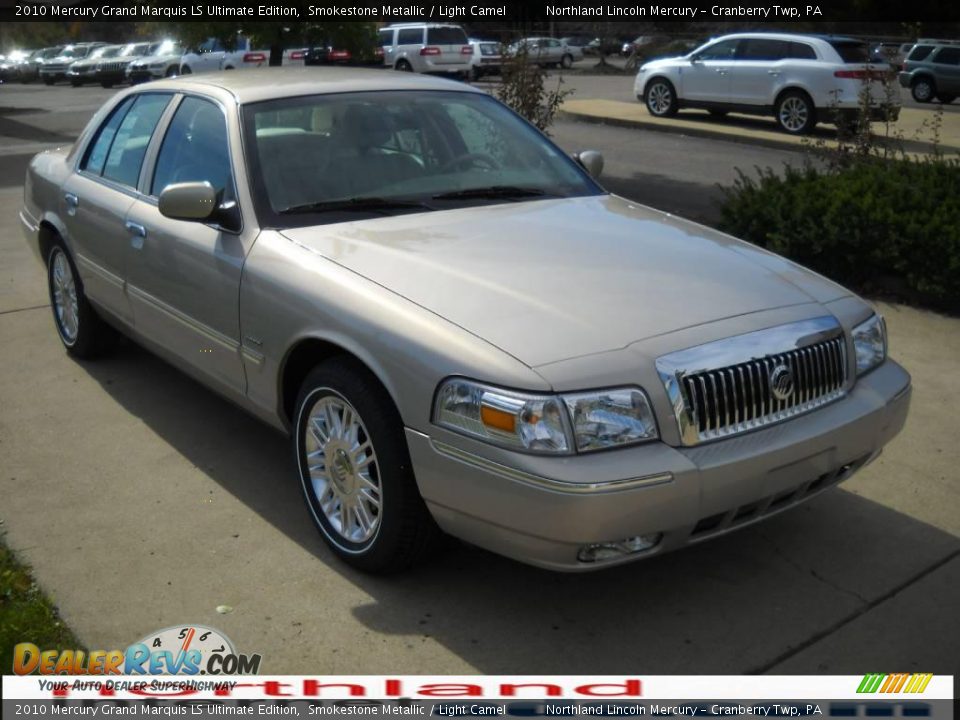 2010 Mercury Grand Marquis LS Ultimate Edition Smokestone Metallic / Light Camel Photo #17