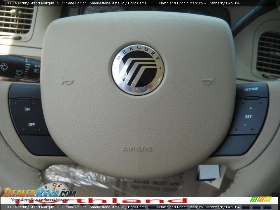 2010 Mercury Grand Marquis LS Ultimate Edition Smokestone Metallic / Light Camel Photo #19