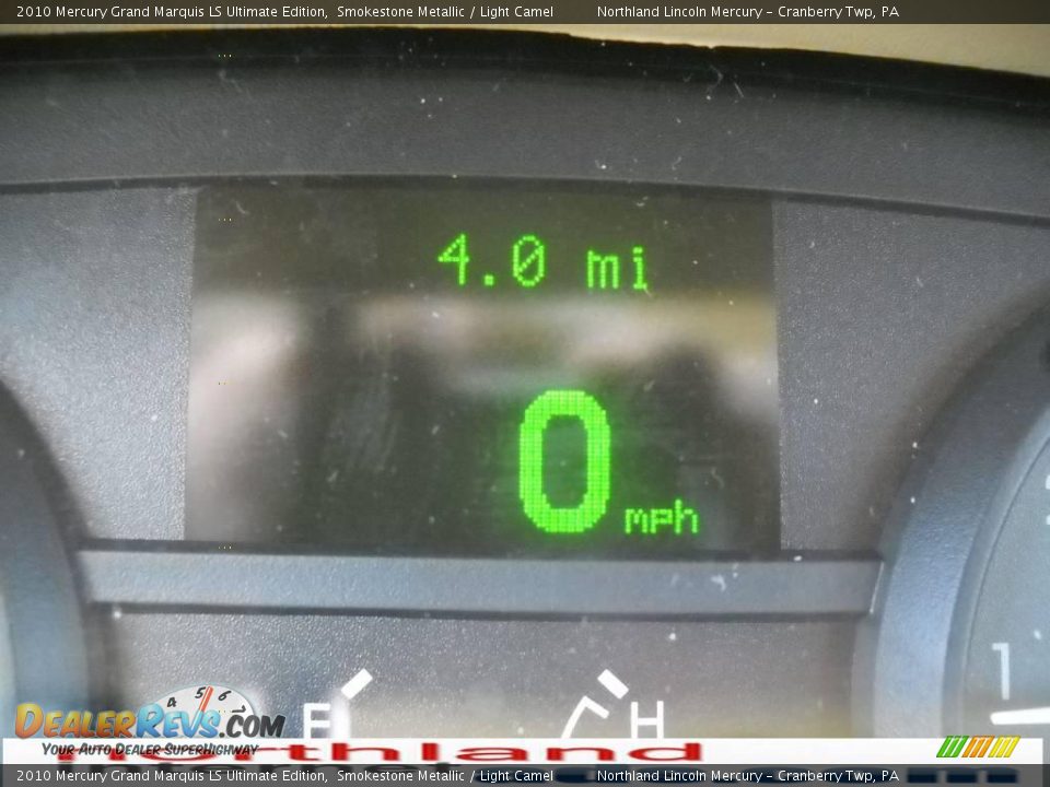 2010 Mercury Grand Marquis LS Ultimate Edition Smokestone Metallic / Light Camel Photo #20