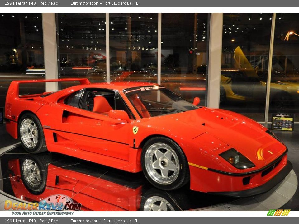 1991 Ferrari F40 Red / Red Photo #1
