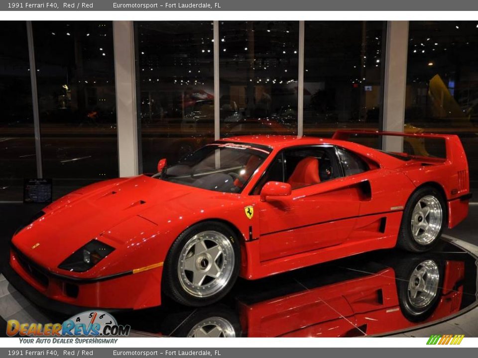 1991 Ferrari F40 Red / Red Photo #3