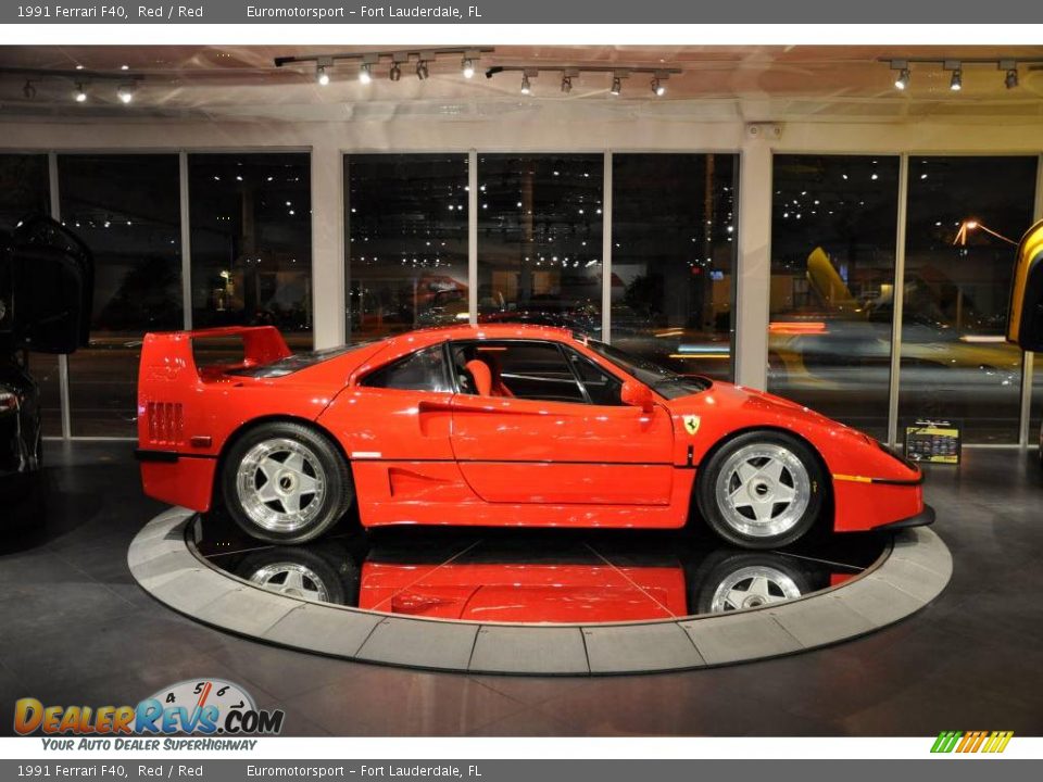 1991 Ferrari F40 Red / Red Photo #4