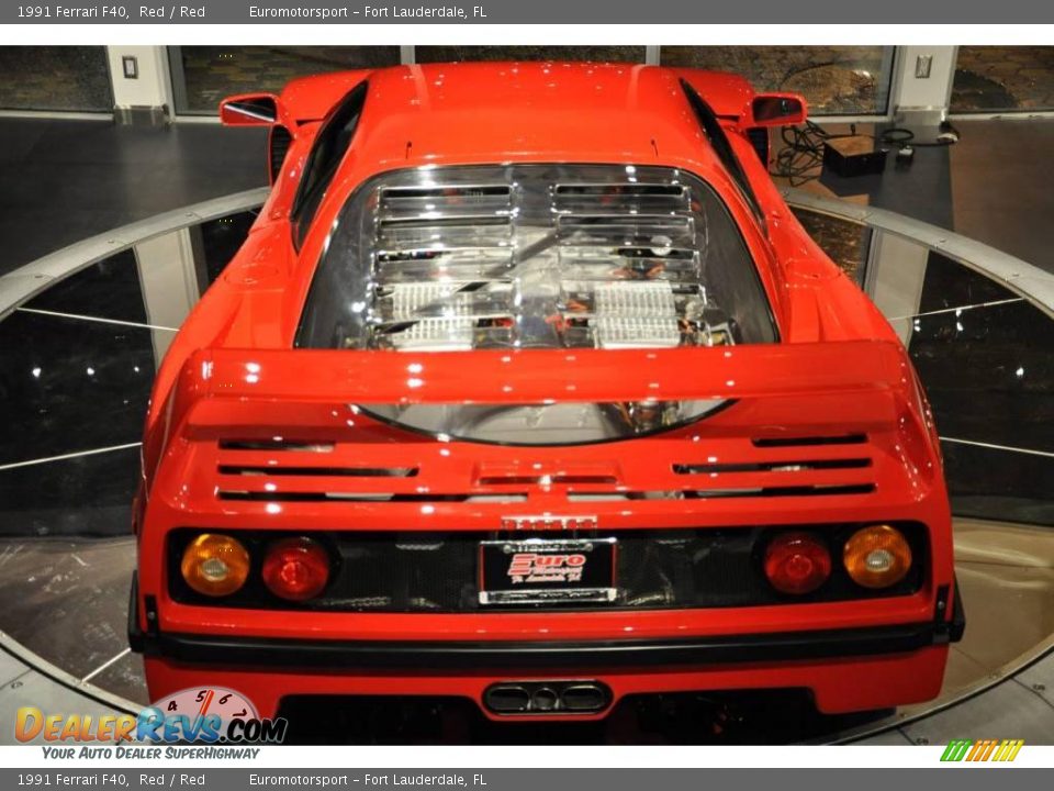 1991 Ferrari F40 Red / Red Photo #6