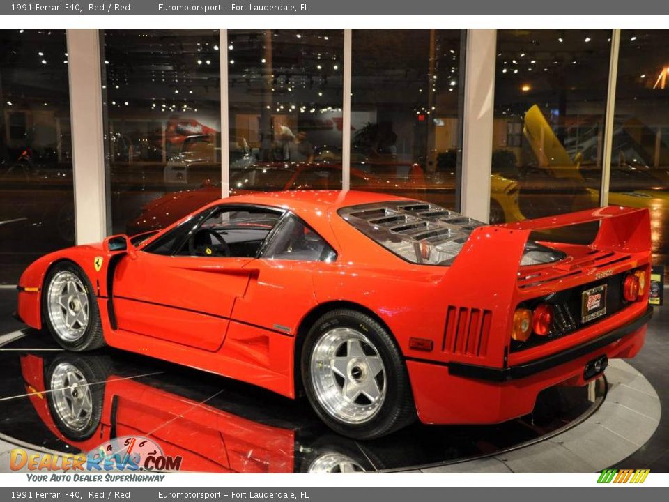 1991 Ferrari F40 Red / Red Photo #7