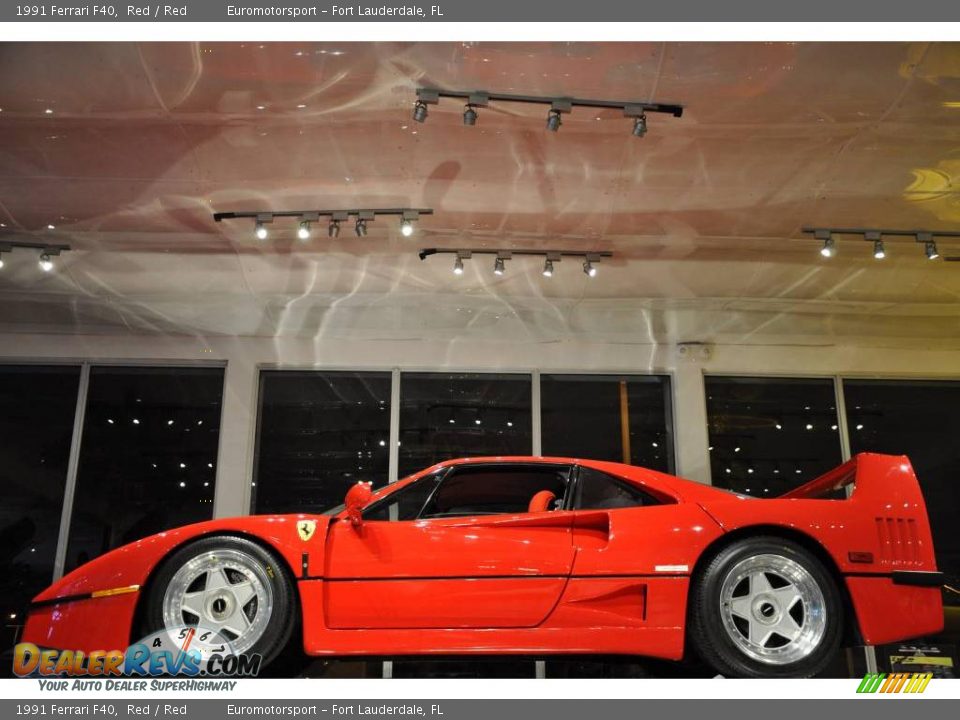 1991 Ferrari F40 Red / Red Photo #8