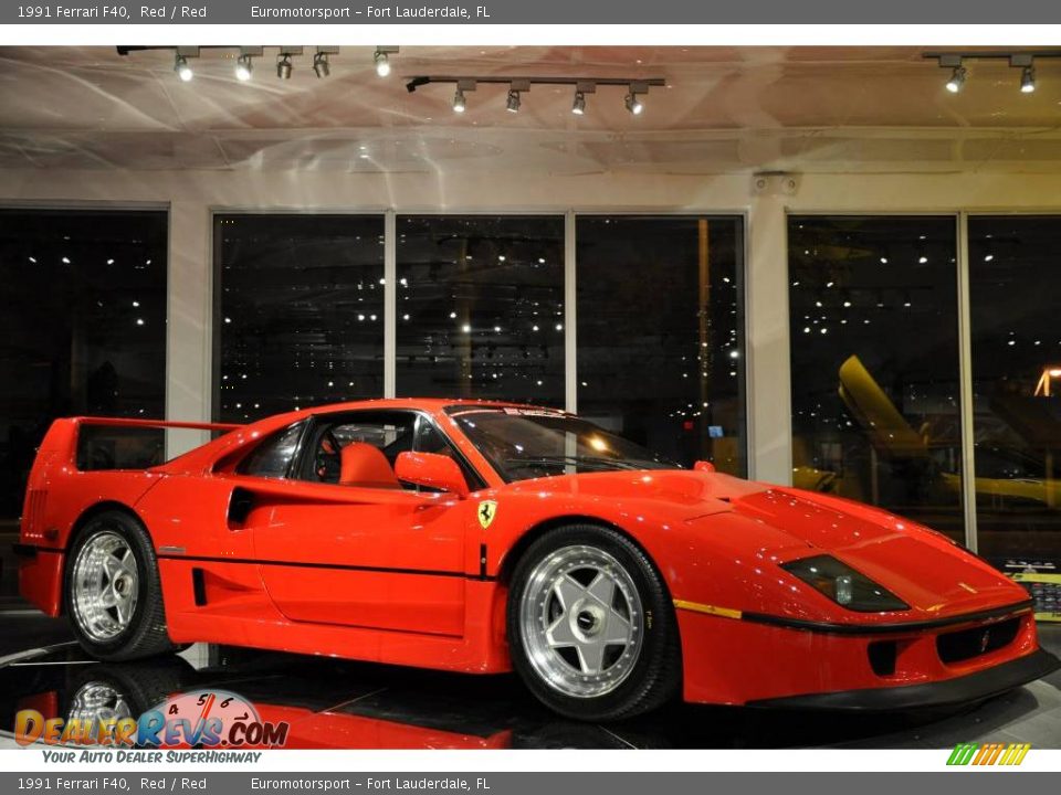 1991 Ferrari F40 Red / Red Photo #12