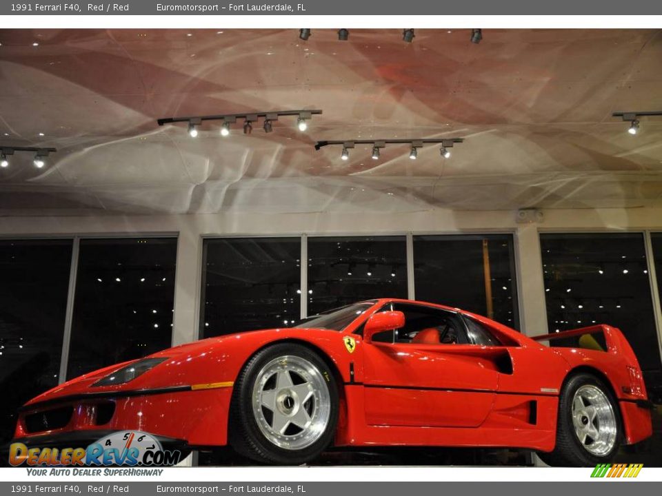 1991 Ferrari F40 Red / Red Photo #14