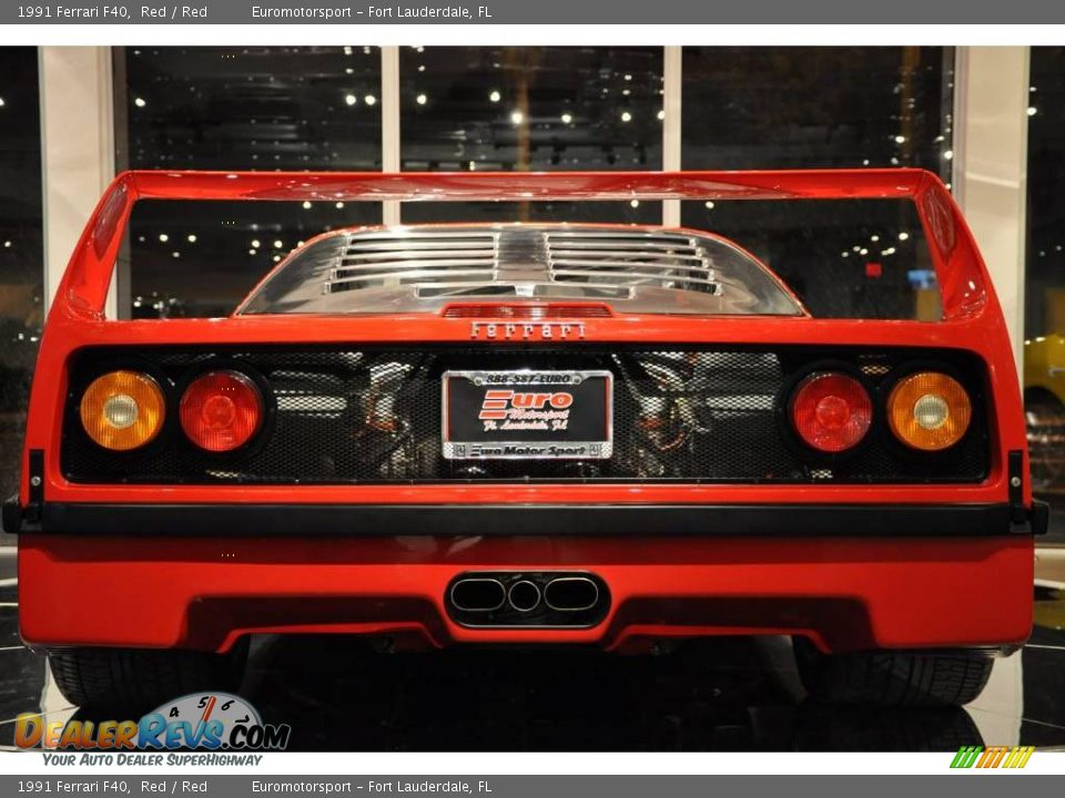1991 Ferrari F40 Red / Red Photo #15