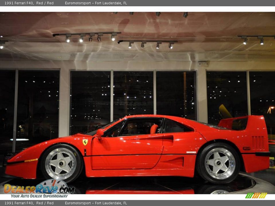 1991 Ferrari F40 Red / Red Photo #17