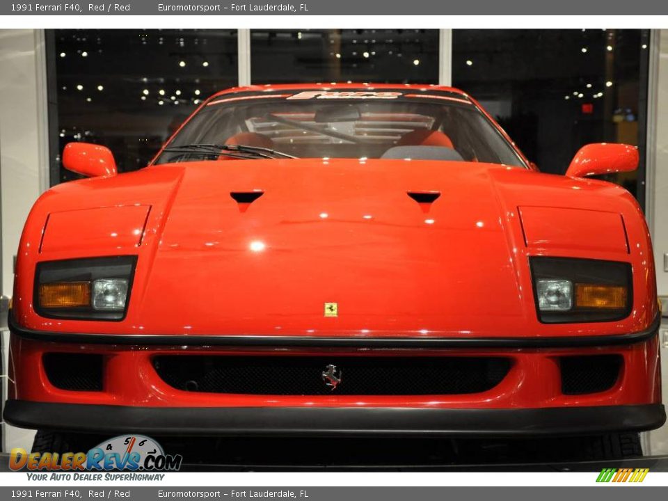 1991 Ferrari F40 Red / Red Photo #22