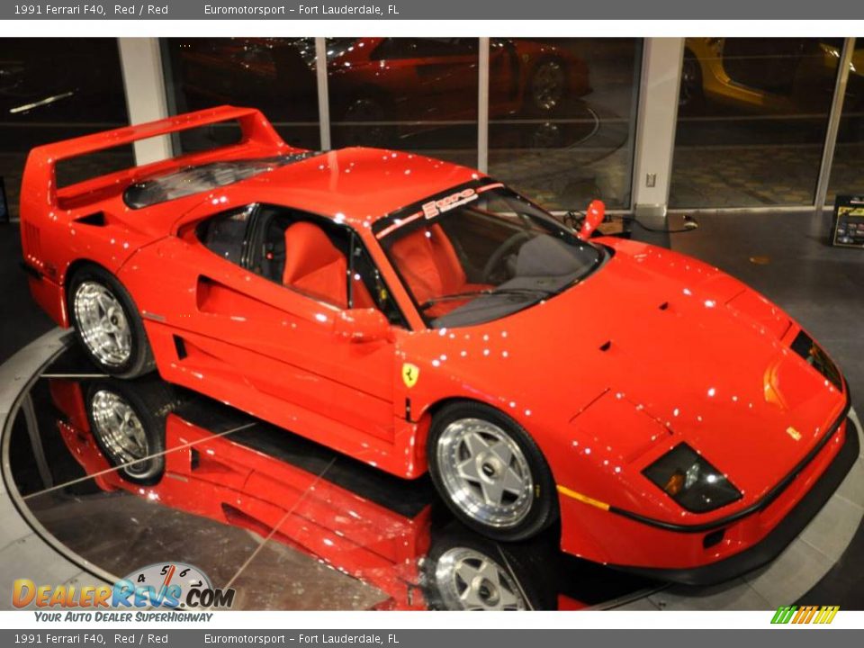 1991 Ferrari F40 Red / Red Photo #23