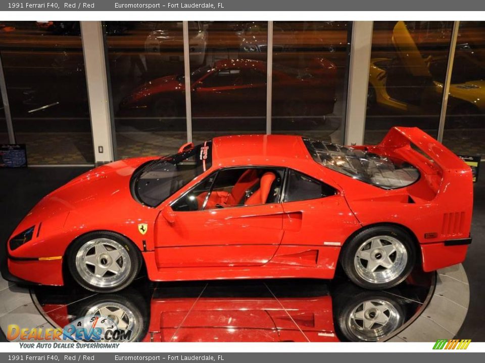 1991 Ferrari F40 Red / Red Photo #25
