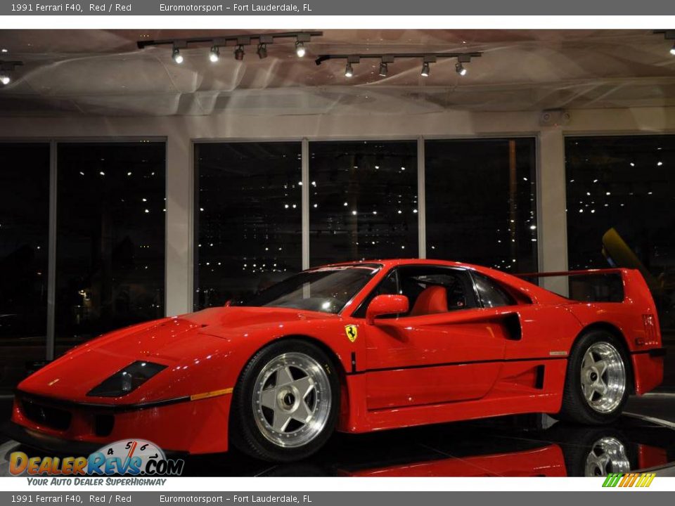 1991 Ferrari F40 Red / Red Photo #34