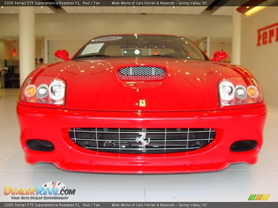 2005 Ferrari 575 Superamerica Roadster F1 Red / Tan Photo #2