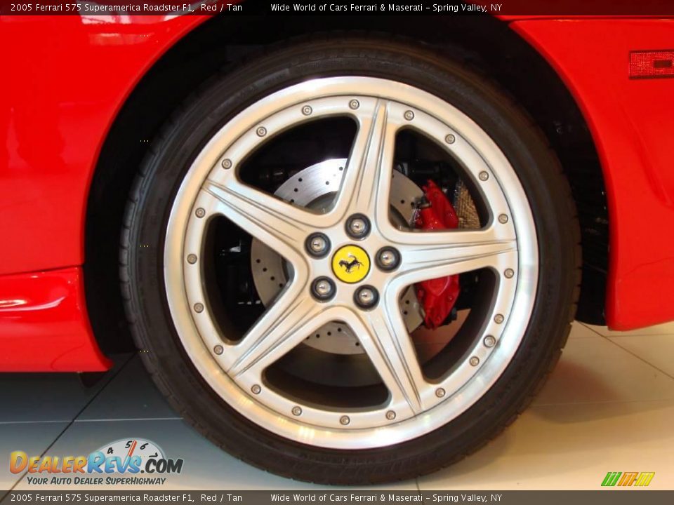 2005 Ferrari 575 Superamerica Roadster F1 Red / Tan Photo #4