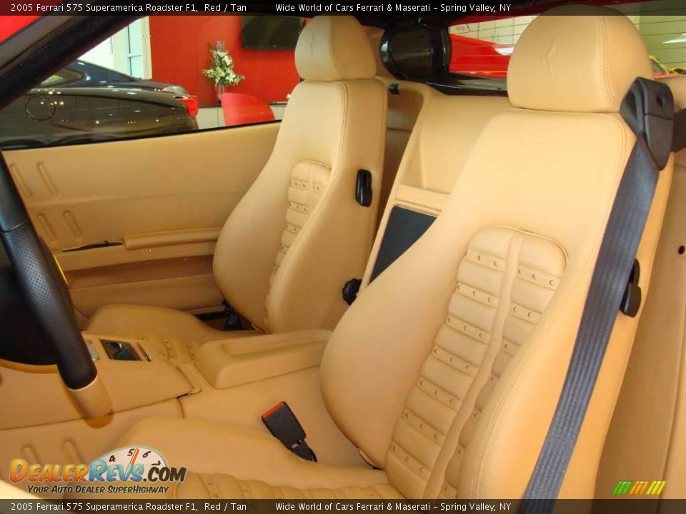 2005 Ferrari 575 Superamerica Roadster F1 Red / Tan Photo #9