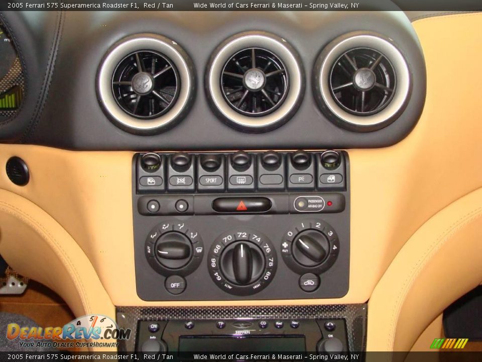 2005 Ferrari 575 Superamerica Roadster F1 Red / Tan Photo #11