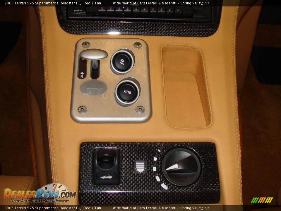 2005 Ferrari 575 Superamerica Roadster F1 Red / Tan Photo #12