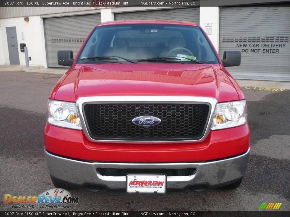 2007 Ford F150 XLT SuperCrew 4x4 Bright Red / Black/Medium Flint Photo #2