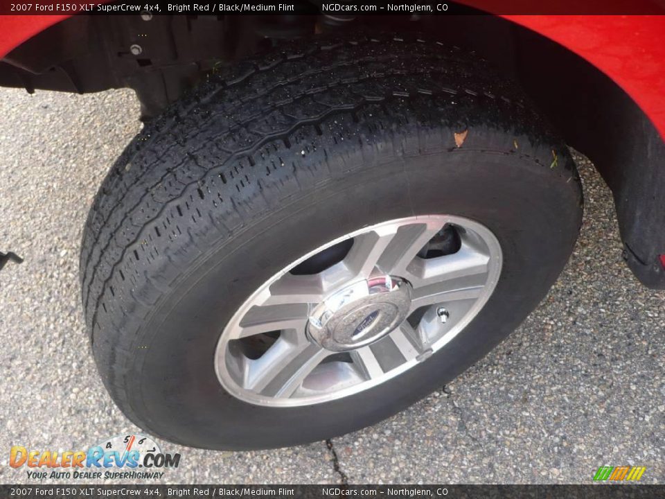 2007 Ford F150 XLT SuperCrew 4x4 Bright Red / Black/Medium Flint Photo #4