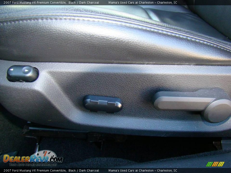 2007 Ford Mustang V6 Premium Convertible Black / Dark Charcoal Photo #27