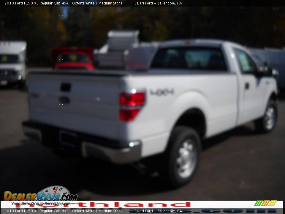 2010 Ford F150 XL Regular Cab 4x4 Oxford White / Medium Stone Photo #6