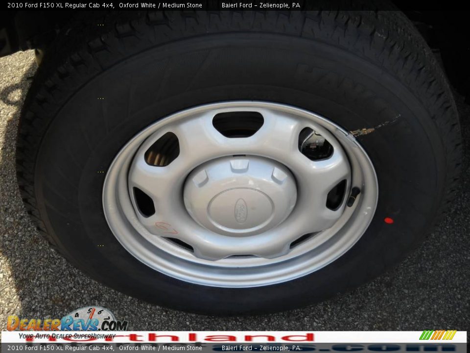 2010 Ford F150 XL Regular Cab 4x4 Oxford White / Medium Stone Photo #15