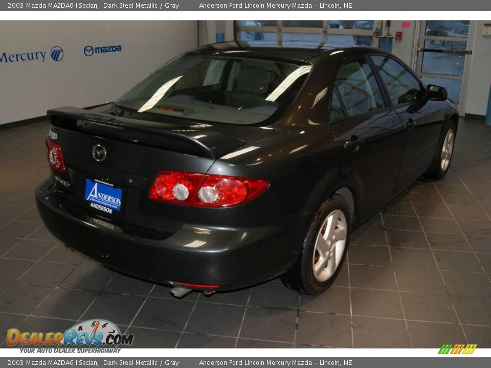 2003 Mazda MAZDA6 i Sedan Dark Steel Metallic / Gray Photo #3