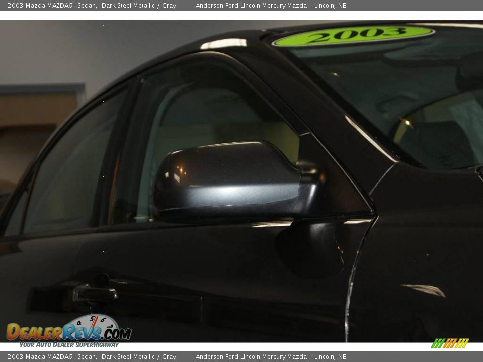 2003 Mazda MAZDA6 i Sedan Dark Steel Metallic / Gray Photo #15