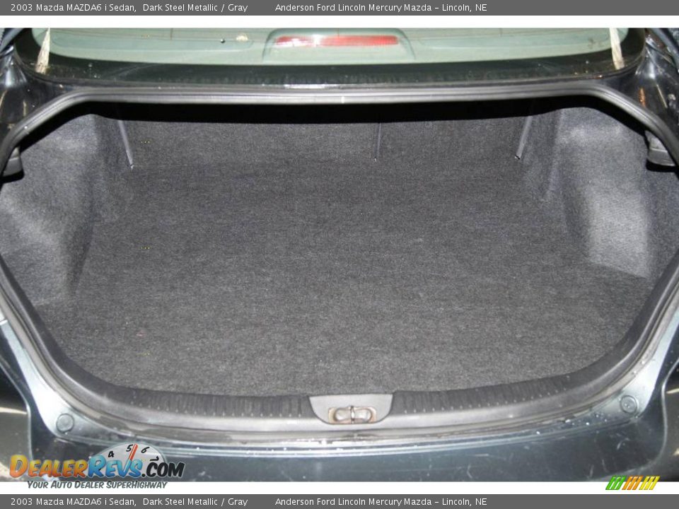 2003 Mazda MAZDA6 i Sedan Dark Steel Metallic / Gray Photo #25