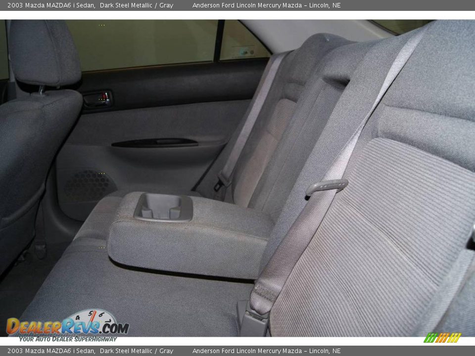 2003 Mazda MAZDA6 i Sedan Dark Steel Metallic / Gray Photo #30