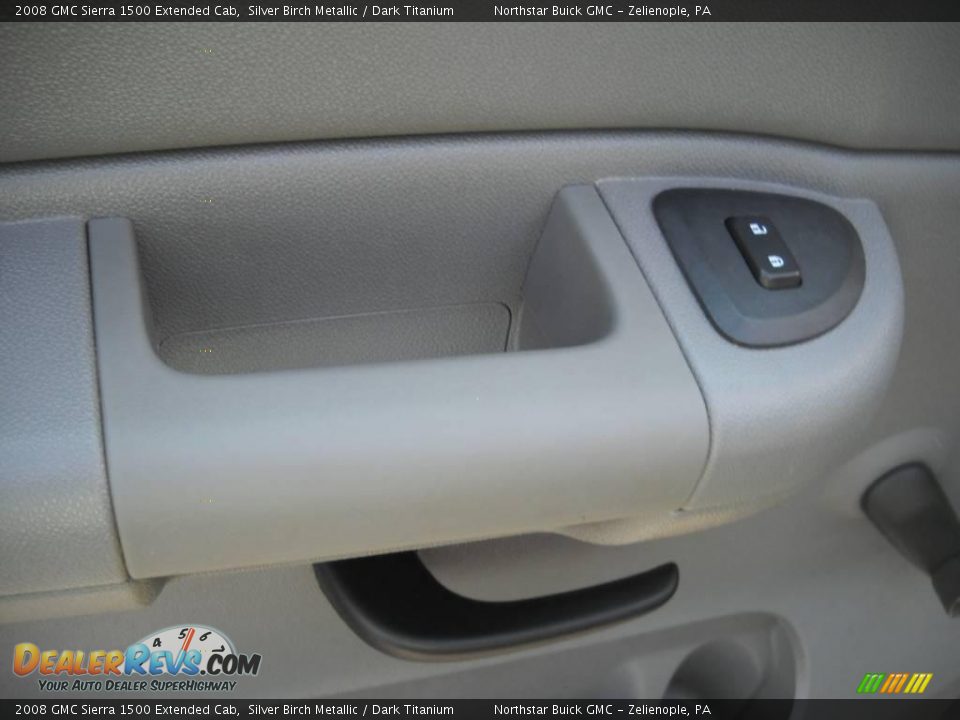 2008 GMC Sierra 1500 Extended Cab Silver Birch Metallic / Dark Titanium Photo #17