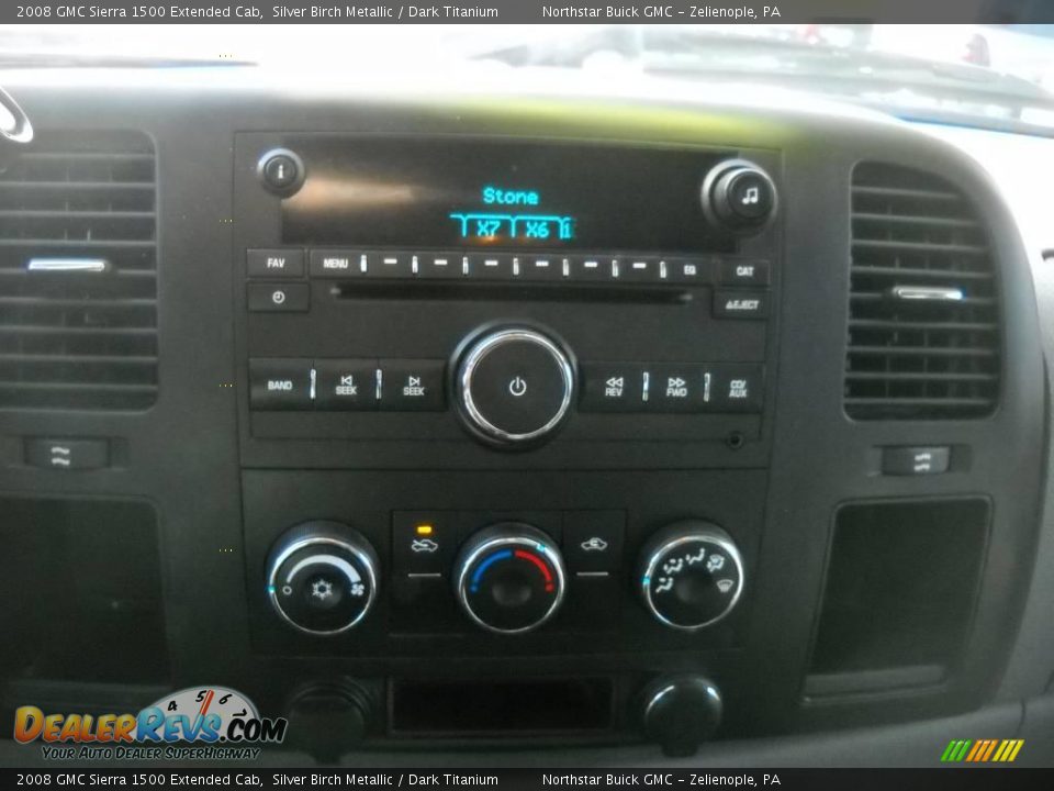 2008 GMC Sierra 1500 Extended Cab Silver Birch Metallic / Dark Titanium Photo #18