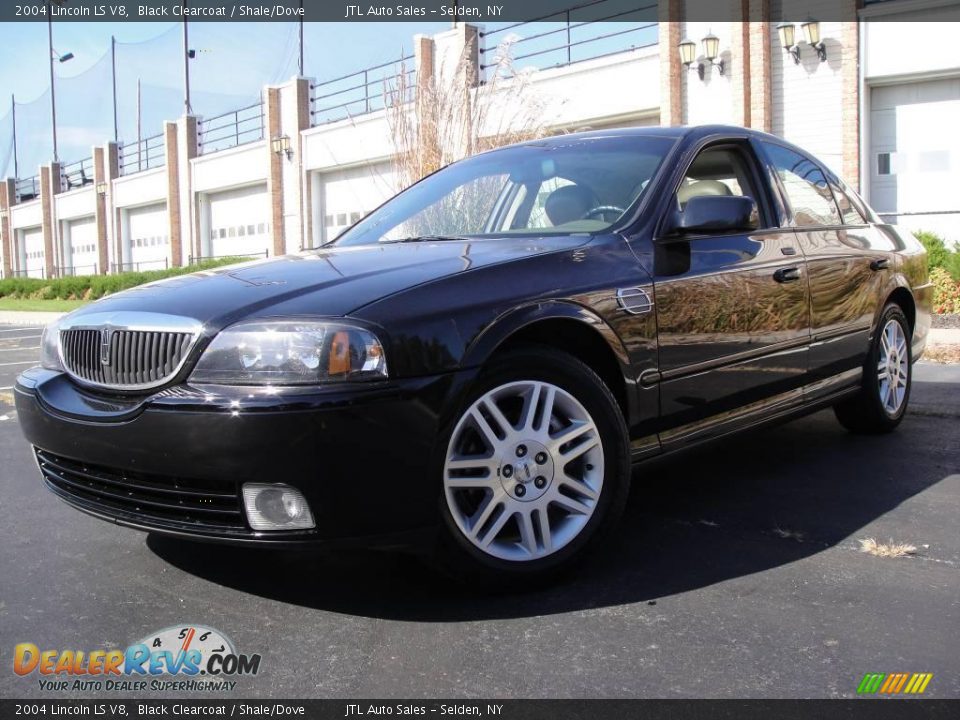 2004 Lincoln LS V8 Black Clearcoat / Shale/Dove Photo #1