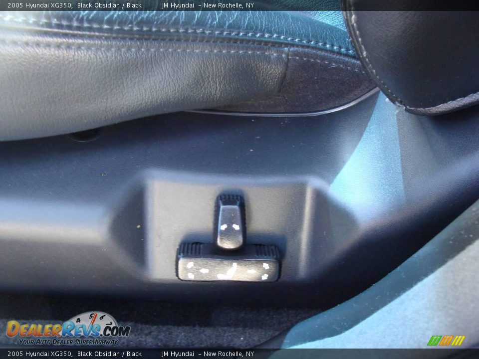 2005 Hyundai XG350 Black Obsidian / Black Photo #12