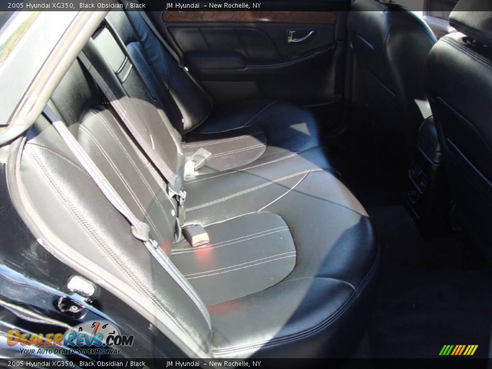 2005 Hyundai XG350 Black Obsidian / Black Photo #15