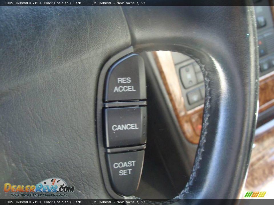 2005 Hyundai XG350 Black Obsidian / Black Photo #21