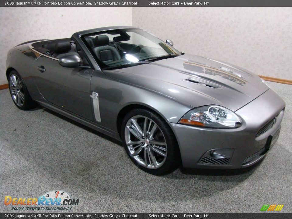 2009 Jaguar XK XKR Portfolio Edition Convertible Shadow Gray / Charcoal Photo #3