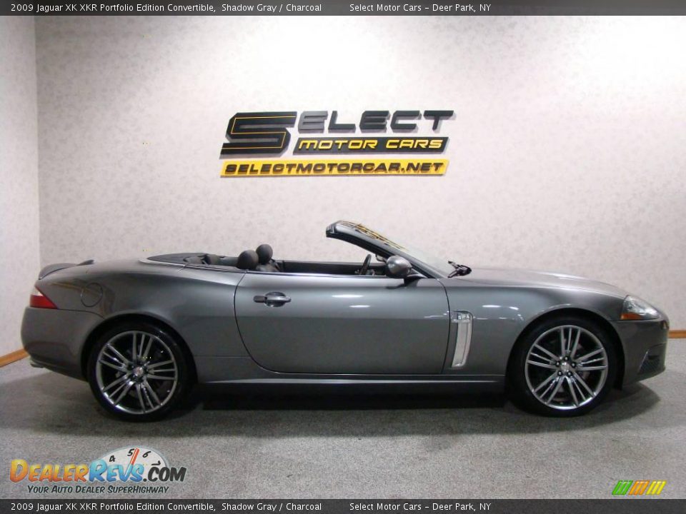 2009 Jaguar XK XKR Portfolio Edition Convertible Shadow Gray / Charcoal Photo #4