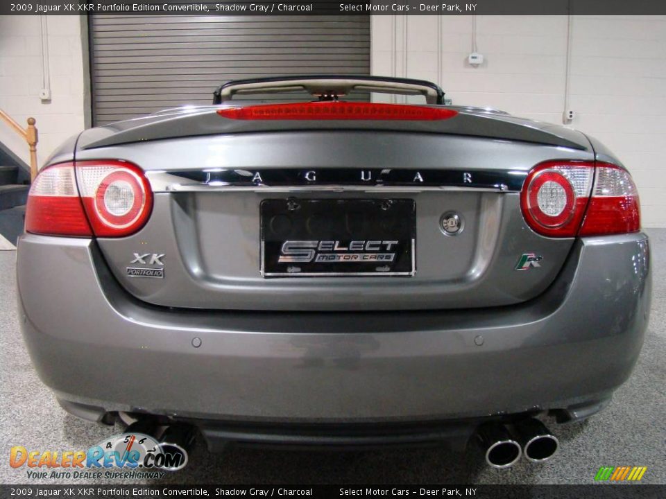 2009 Jaguar XK XKR Portfolio Edition Convertible Shadow Gray / Charcoal Photo #5