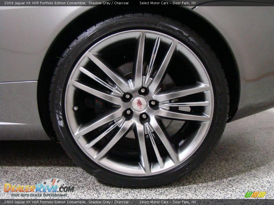2009 Jaguar XK XKR Portfolio Edition Convertible Shadow Gray / Charcoal Photo #6