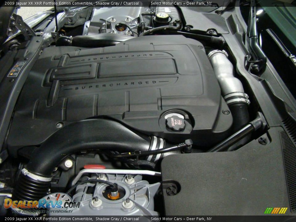 2009 Jaguar XK XKR Portfolio Edition Convertible Shadow Gray / Charcoal Photo #14