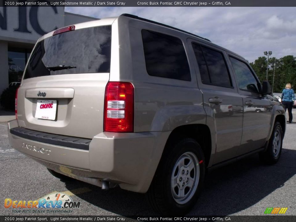 2010 Jeep Patriot Sport Light Sandstone Metallic / Dark Slate Gray Photo #8