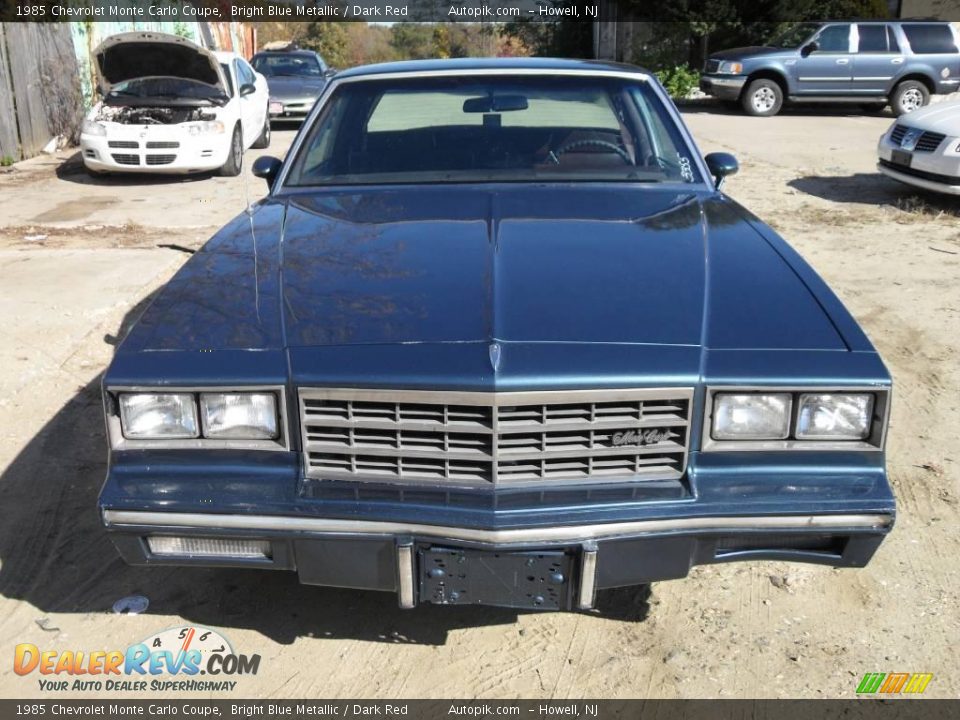 1985 Chevrolet Monte Carlo Coupe Bright Blue Metallic / Dark Red Photo #1