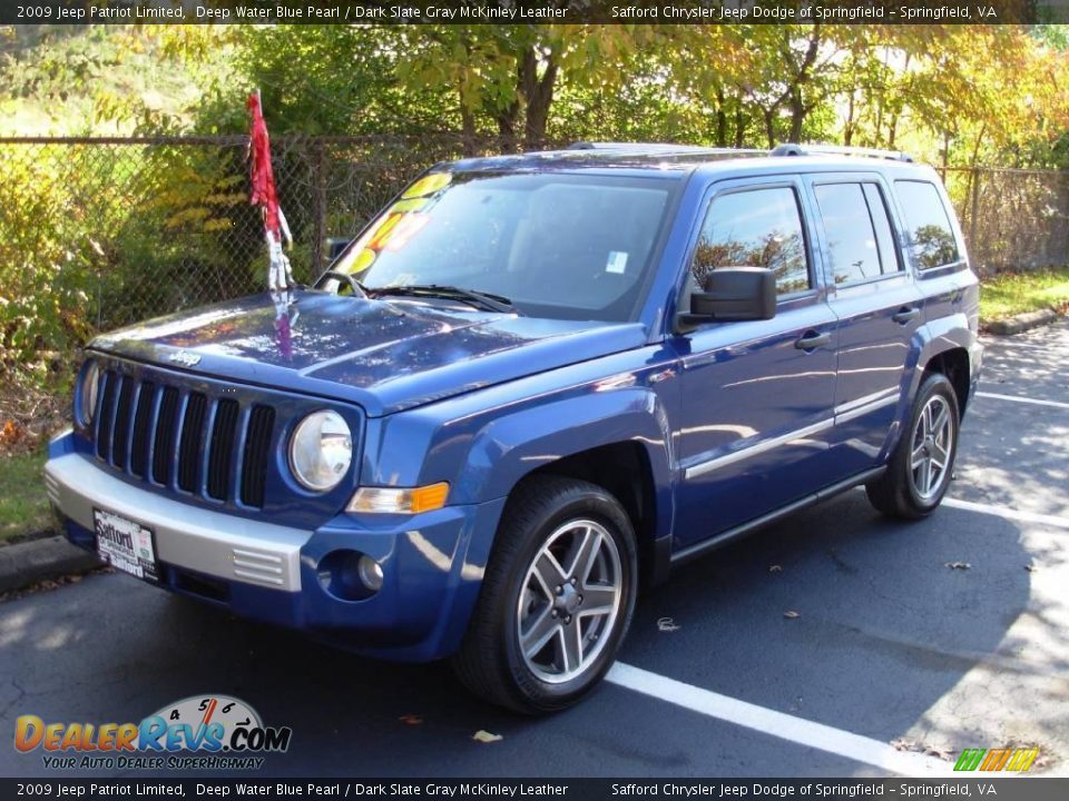 2009 Jeep Patriot Limited Deep Water Blue Pearl / Dark Slate Gray McKinley Leather Photo #1