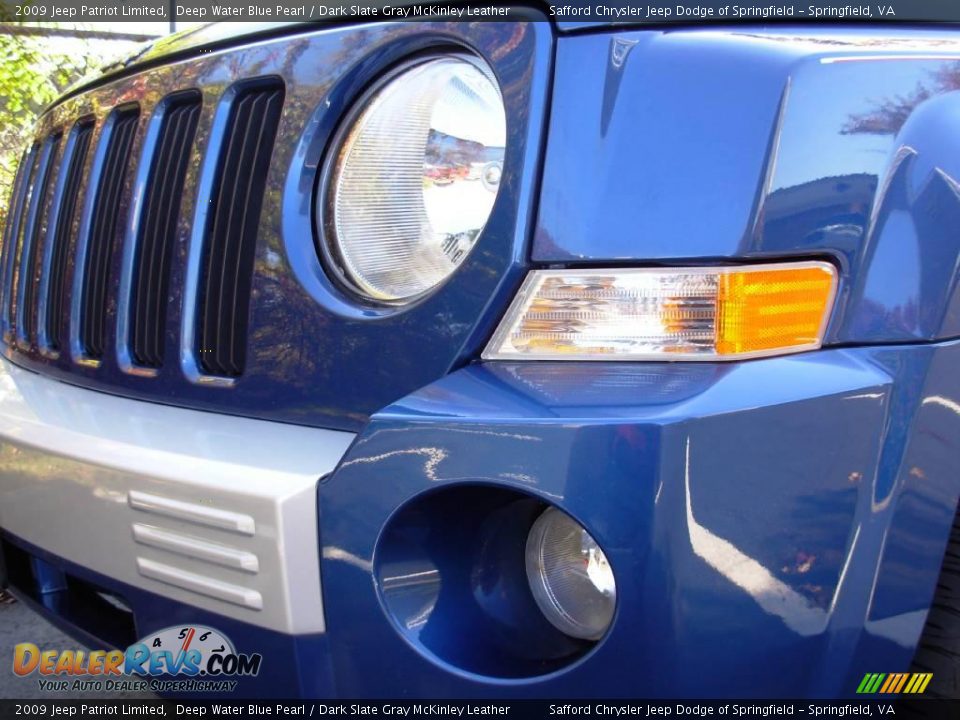 2009 Jeep Patriot Limited Deep Water Blue Pearl / Dark Slate Gray McKinley Leather Photo #9