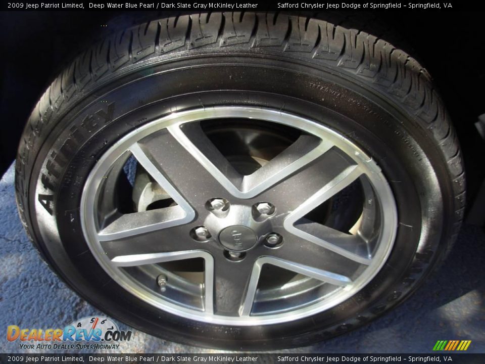 2009 Jeep Patriot Limited Deep Water Blue Pearl / Dark Slate Gray McKinley Leather Photo #13