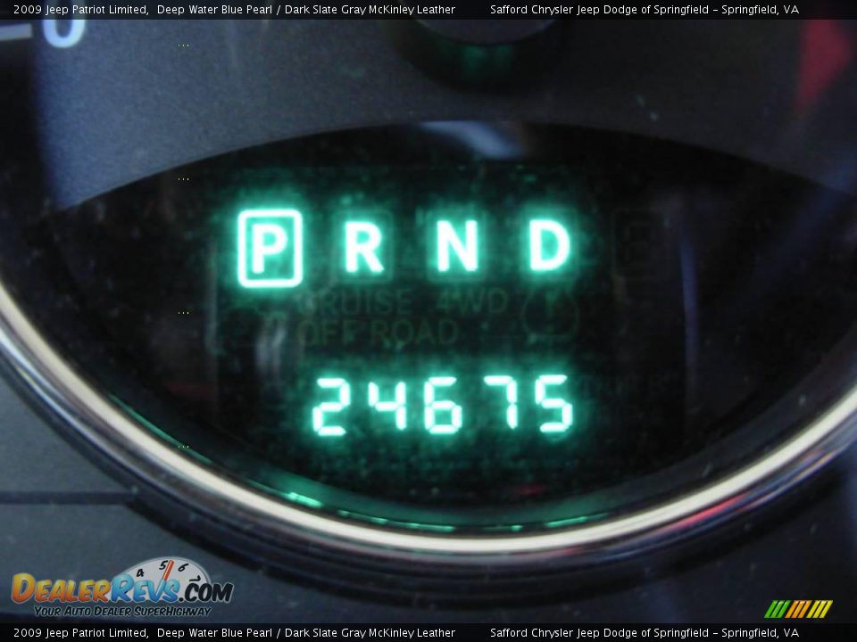2009 Jeep Patriot Limited Deep Water Blue Pearl / Dark Slate Gray McKinley Leather Photo #17